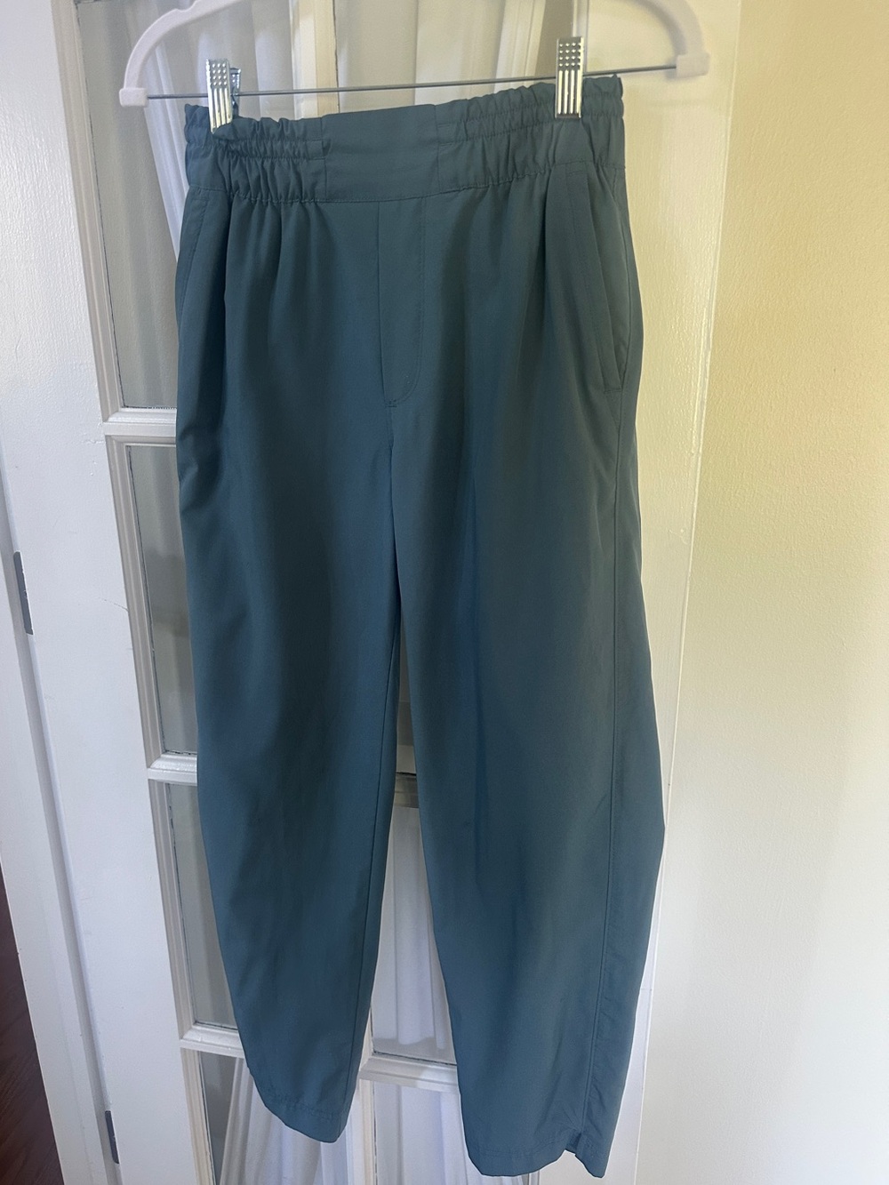 Old Navy Stretch Tech Quick Dry Pants Blue XS Parachute Lightweight Summer